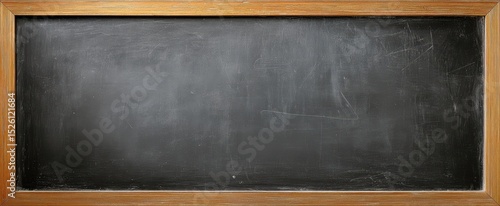 The classic blackboard ready for creative teaching and inspiring lessons.