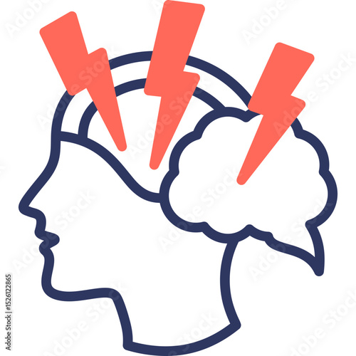 Positive Thinking mixed color icon