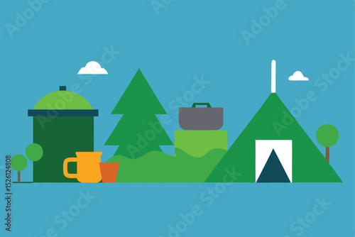 Zero Waste Campsites Sustainable Nature Eco-Friendly Outdoor Camping

