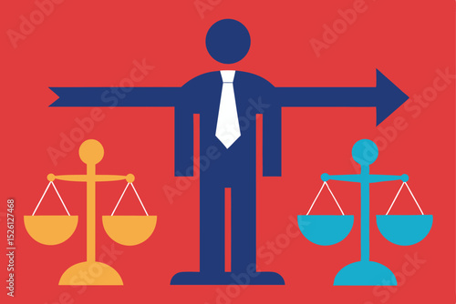 Ethical Decision Making Concept - Business Integrity and Morality Stock Photos

