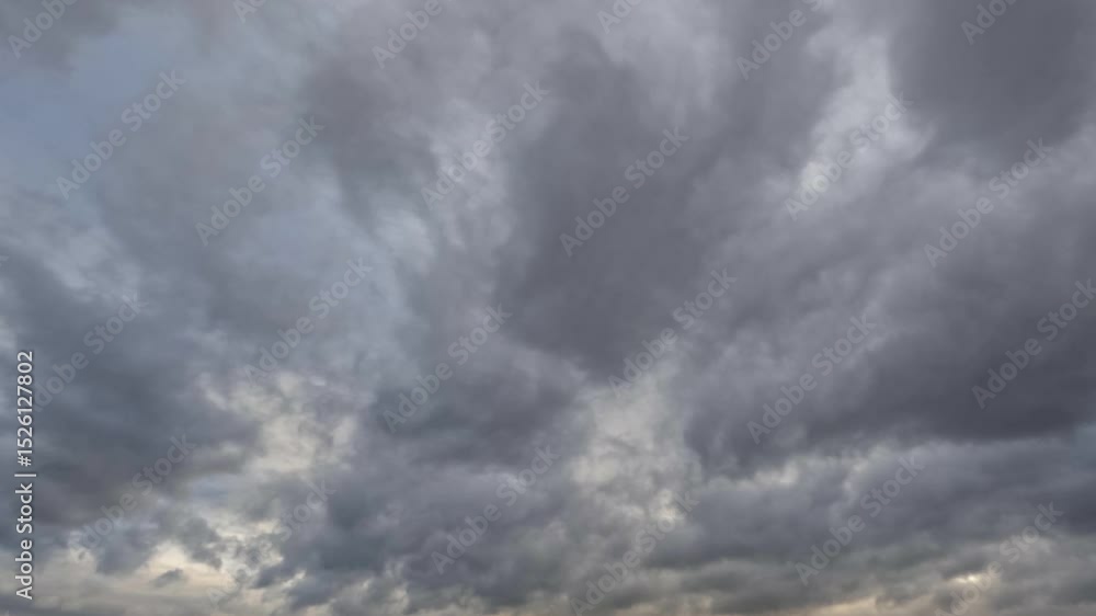 timelapse of the sky of heavy leaden snow or rain clouds timelapse of the sky of heavy leaden snow or rain clouds