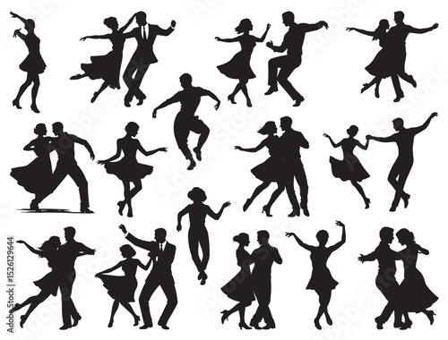 SWING DANCE SILHOUETTE