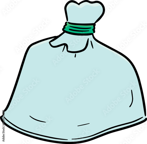 Illustration of plastic bag

