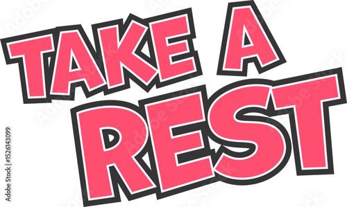 take a rest for cartoon