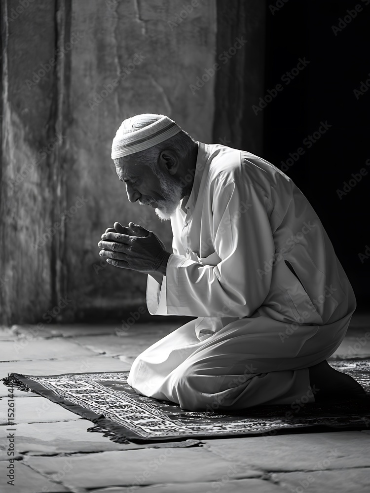 Fototapeta premium Muslim man praying