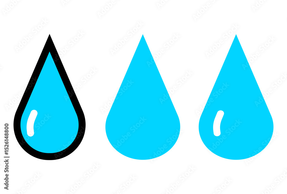 Water, water drops, drops, rain, icon Water, water drops, drops, rain, icon