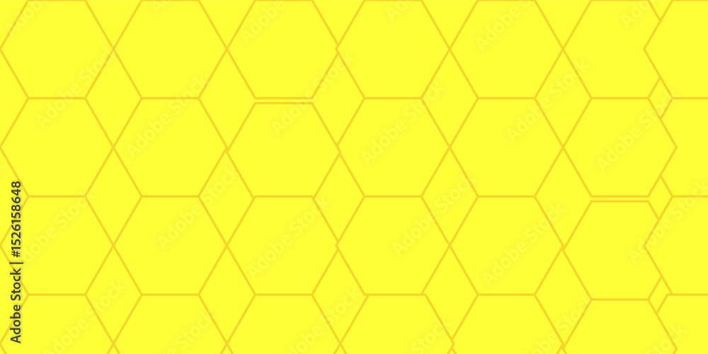 Abstract Yellow Hexagon Honeycomb Light and Shadow Vecto illustration Abstract Yellow Hexagon Honeycomb Light and Shadow Vecto illustration