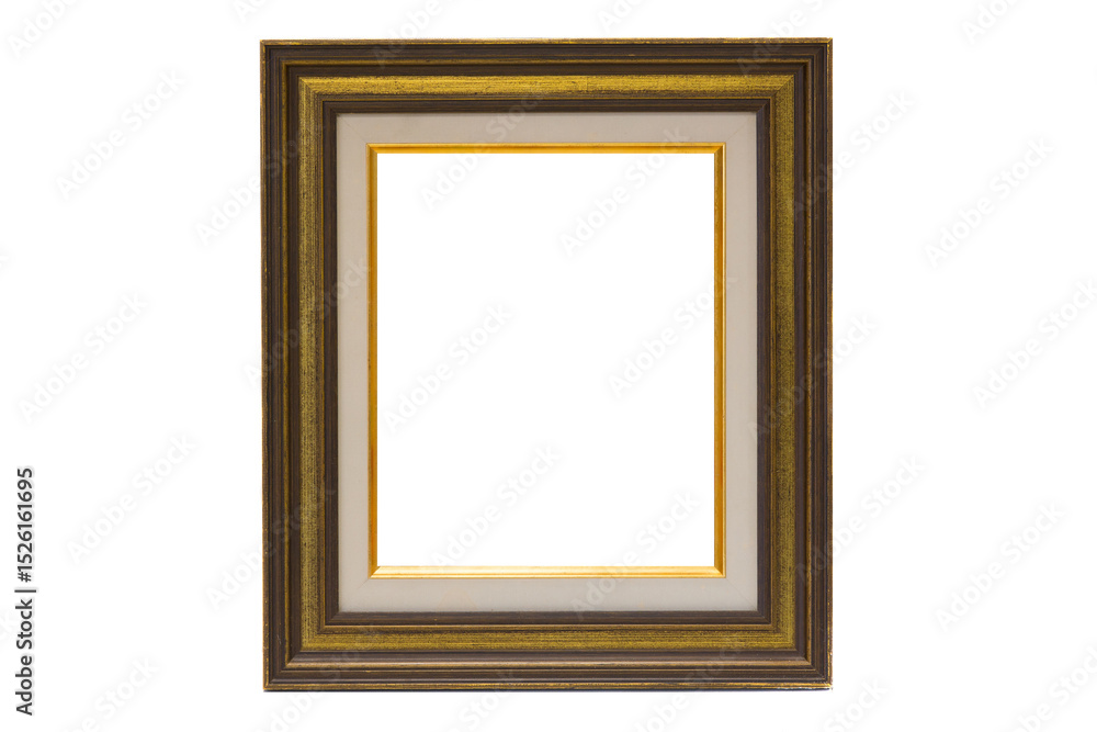 Fototapeta premium 絵画の額(白背景)