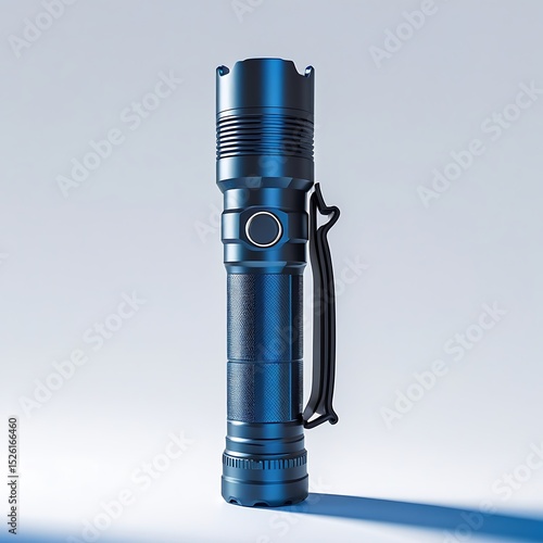 electric torch isolated on white background