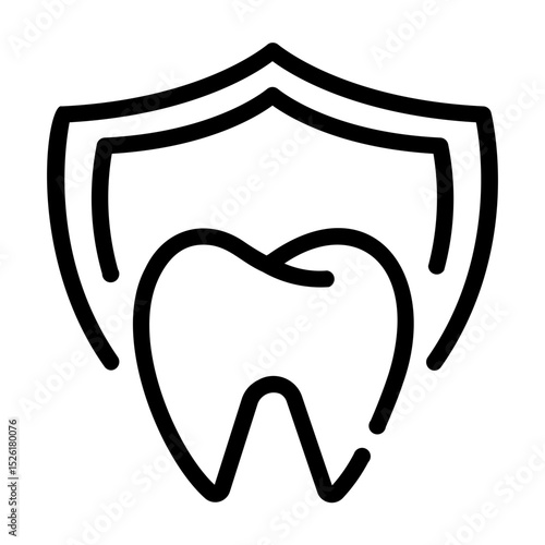 dental insurance Line Icon