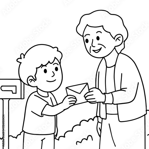 Coloring Book for Kids : Learning to Help Each Other