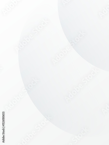 white background vertical. geometric circle design. template layout on screen device.