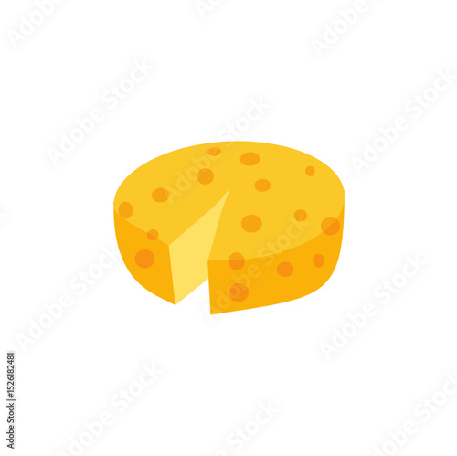cheese and crackers vector on transparent