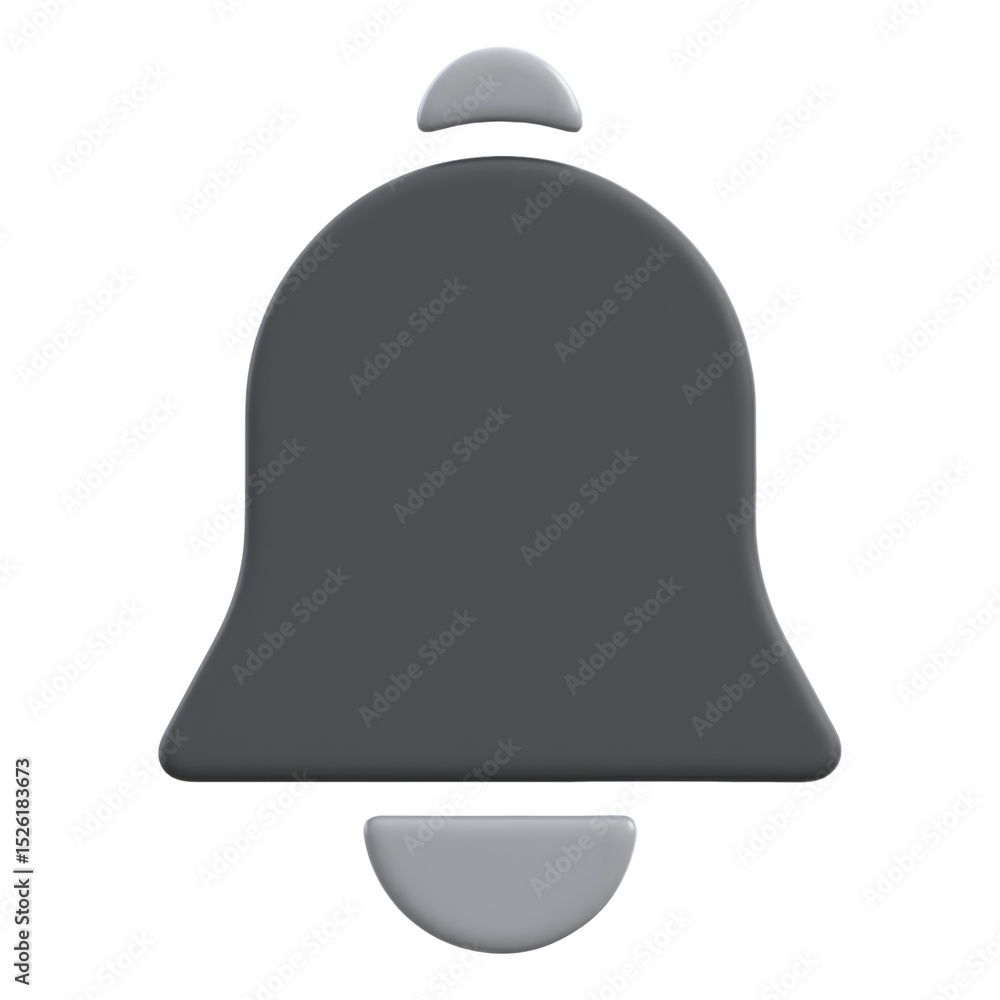 Bell 3d icon Bell 3d icon
