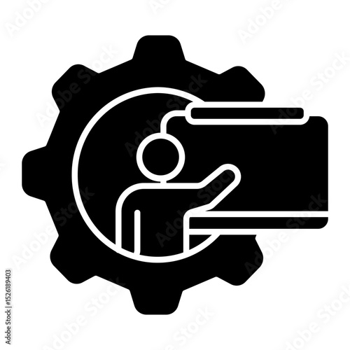 mentorship Solid icon