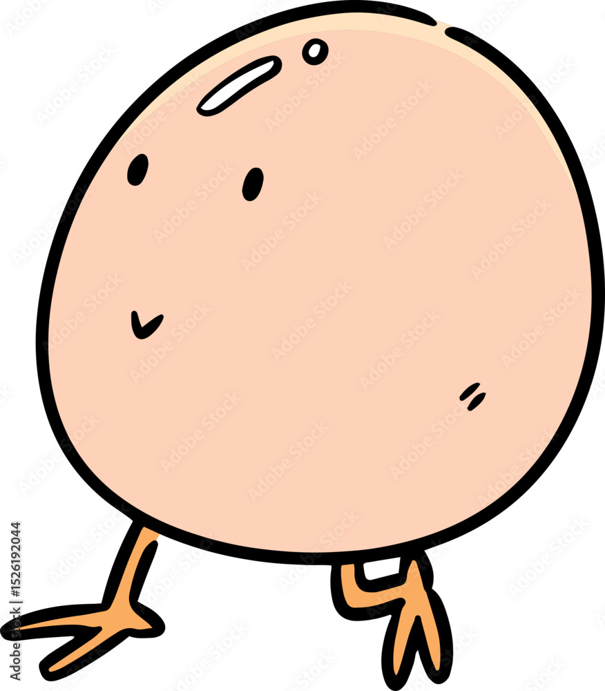 Fototapeta premium Illustration of egg