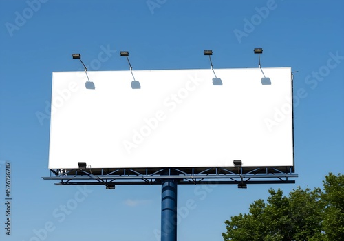 Wallpaper Mural Design Mockup on Blank Billboard on Elevated Platform Torontodigital.ca