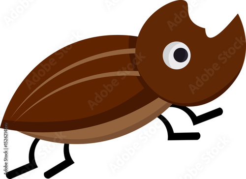 Pincer beetle spring insect element