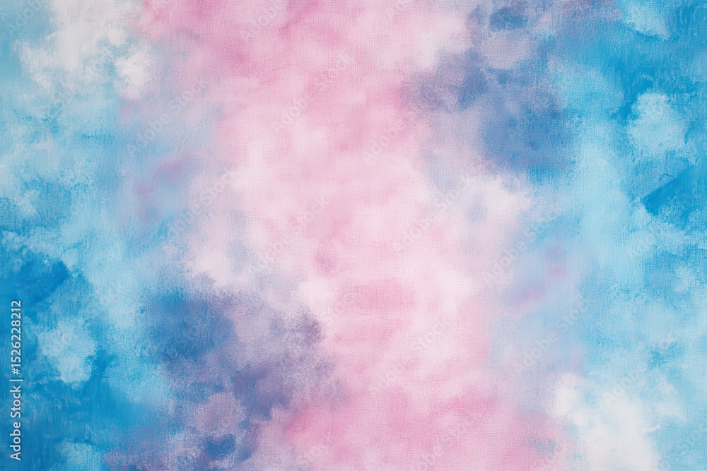 Fototapeta premium Abstract Pink Blue Watercolor Texture Background Soft Pastel Dreamy Artistic Design Image vibe style