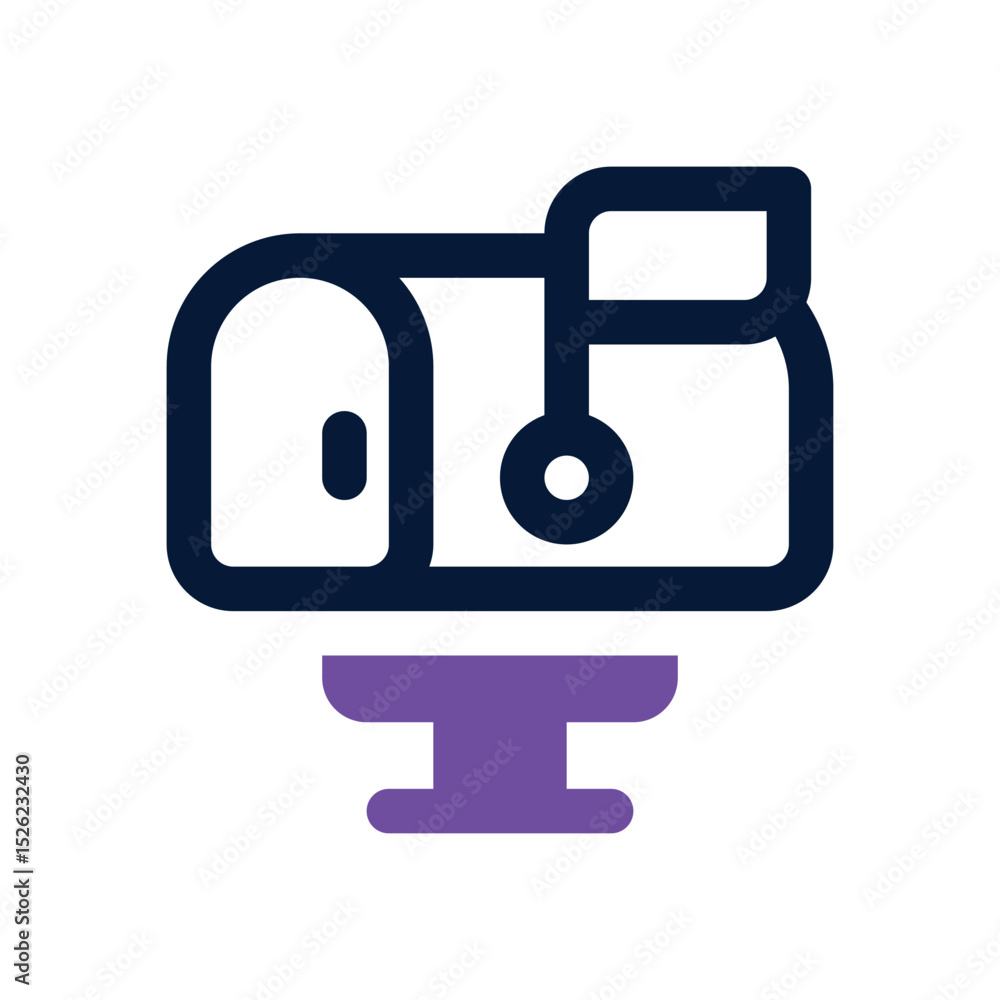mailbox duotone icon. Sleek and modern vector icon for websites, mobile apps, marketing materials, and corporate design. Fully scalable and ready to use. mailbox duotone icon. Sleek and modern vector icon for websites, mobile apps, marketing materials, and corporate design. Fully scalable and ready to use.