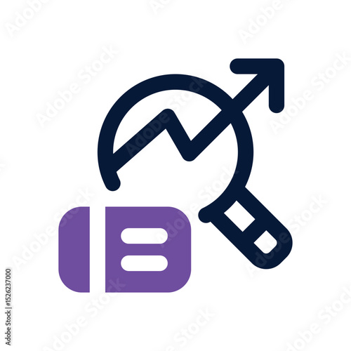 seo optimization duotone icon. Sleek and modern vector icon for websites, mobile apps, marketing materials, and corporate design. Fully scalable and ready to use.