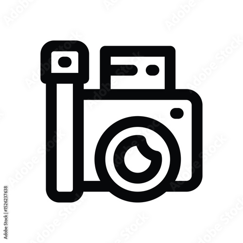 vlog line icon. Clean and minimalist vector icon for websites, mobile apps, presentations, and logos. Fully scalable and customizable for any project.