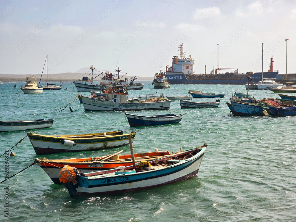 Fototapeta premium Harbor in Sal Cape Verde 