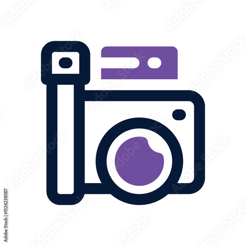 vlog duotone icon. Sleek and modern vector icon for websites, mobile apps, marketing materials, and corporate design. Fully scalable and ready to use.