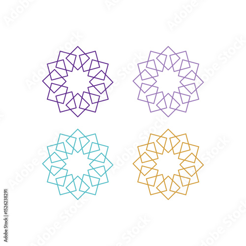 Natural Mandala Ayurveda Resort Sign Symbol Logo
