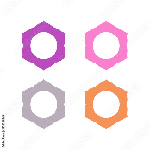 Natural Mandala Ayurveda Resort Sign Symbol Logo

