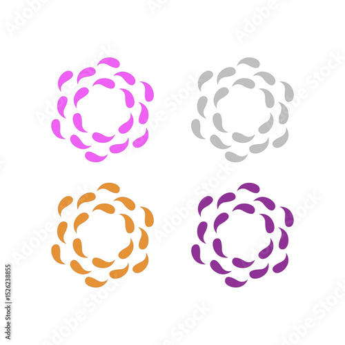 Natural Mandala Ayurveda Resort Sign Symbol Logo
