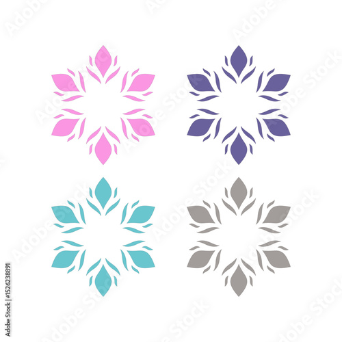 Natural Mandala Ayurveda Resort Sign Symbol Logo
