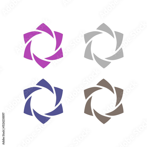 Natural Mandala Ayurveda Resort Sign Symbol Logo
