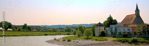 Wallpaper Mural City of Laufen, Bavaria, and Oberndorf, Austria, in early summer Torontodigital.ca