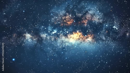 Wallpaper Mural Stunning Deep Space Galaxy with Bright Stars and Cosmic Dust Torontodigital.ca