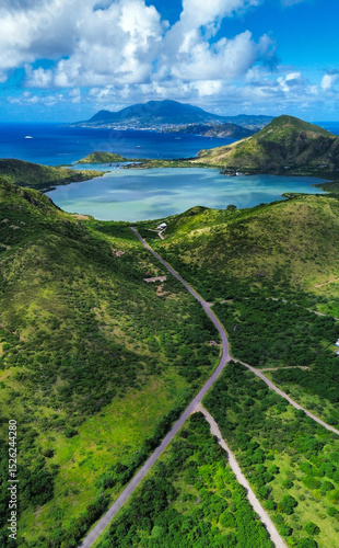 St Kitts and Nevis drone footage 