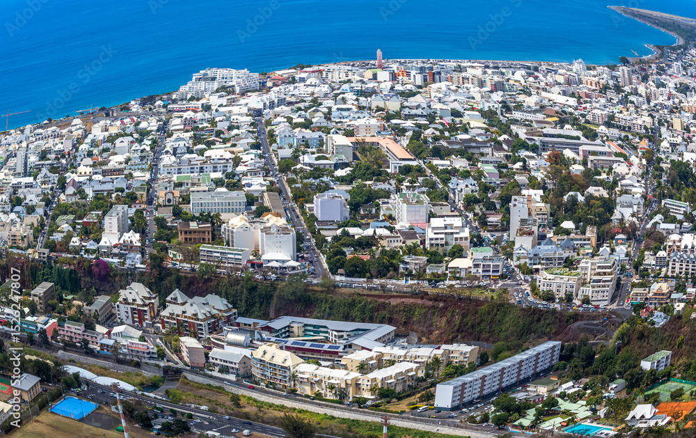 Obraz premium Saint-Denis, île de la Réunion