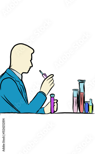 man in laboratory
