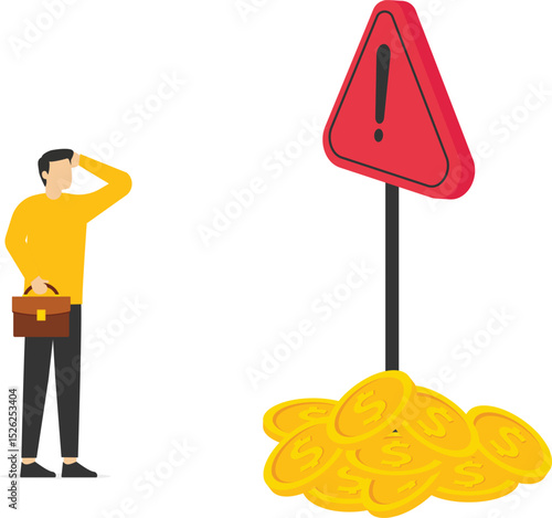 Social media illustration, business concept, web design

