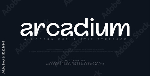 Abstract Fashion alphabet letters font logo. Minimal modern urban fonts for logo, brand etc. Typography typeface uppercase lowercase and number. vector illustration
