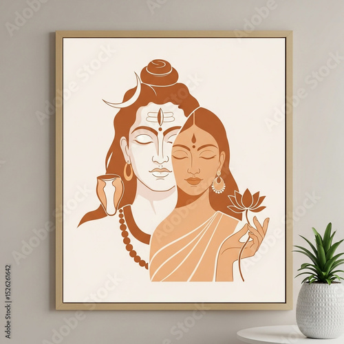 Serene Shiva and Shakti: Di...