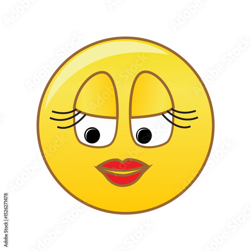 Shy emoticon 
