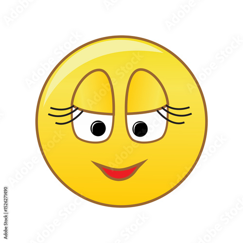 shy emoticon 