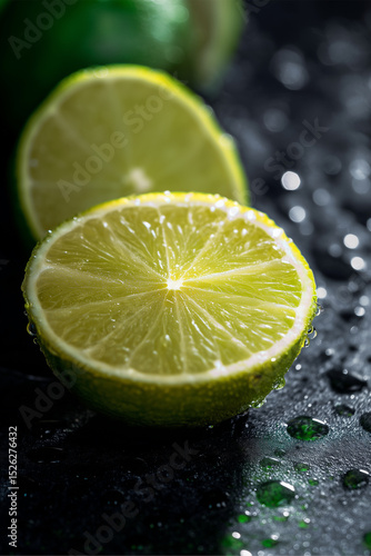 lime slices background