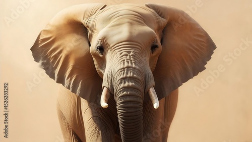 Majestic African Elephant Close Up Portrait Wildlife Animal Nature Photography