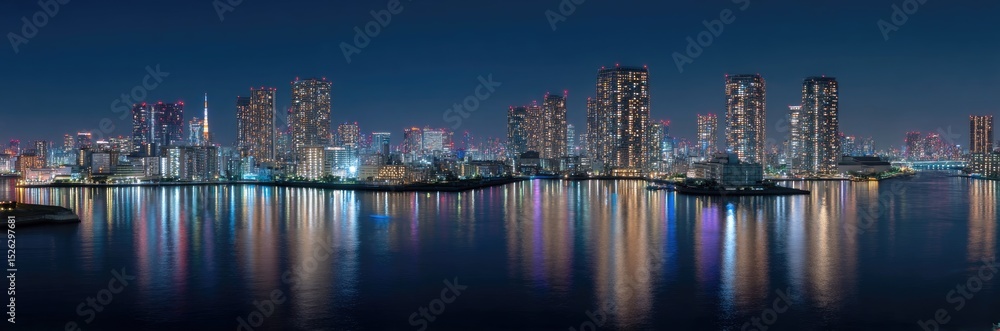 Panoramic view of the Tokyo Panoramic view of the Tokyo