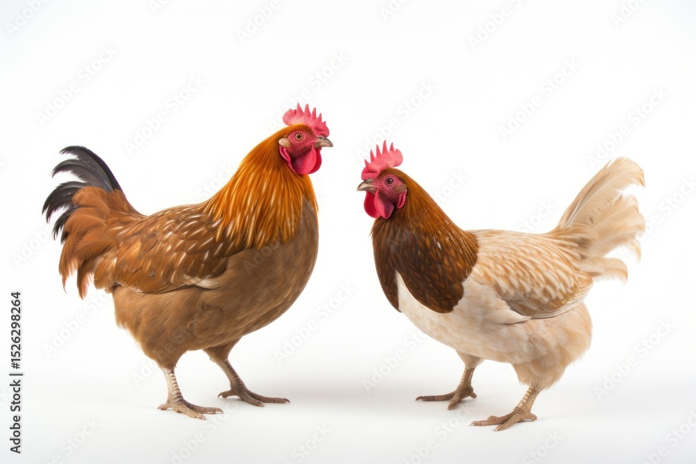 Fototapeta premium Chickens poultry animal bird.