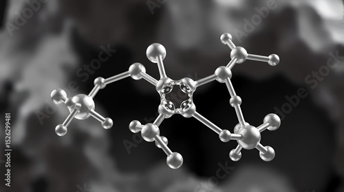 Menadione, menaphthone, provitamin molecule. It is called vitamin K3.  Molecular model