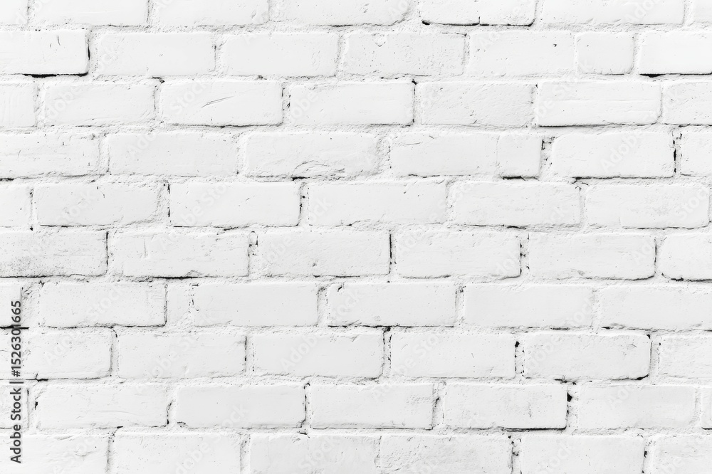 Fototapeta premium Abstract white brick wall texture background