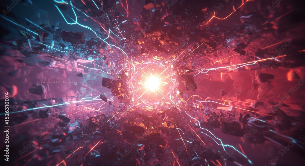 Obraz premium Electric Euphoria Ultra